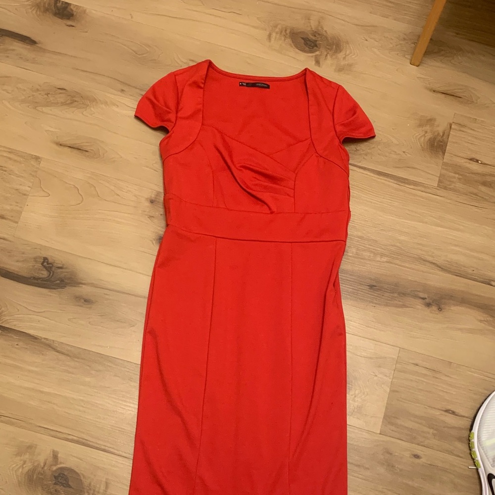 Maurices Vibrant Red Midi Dress